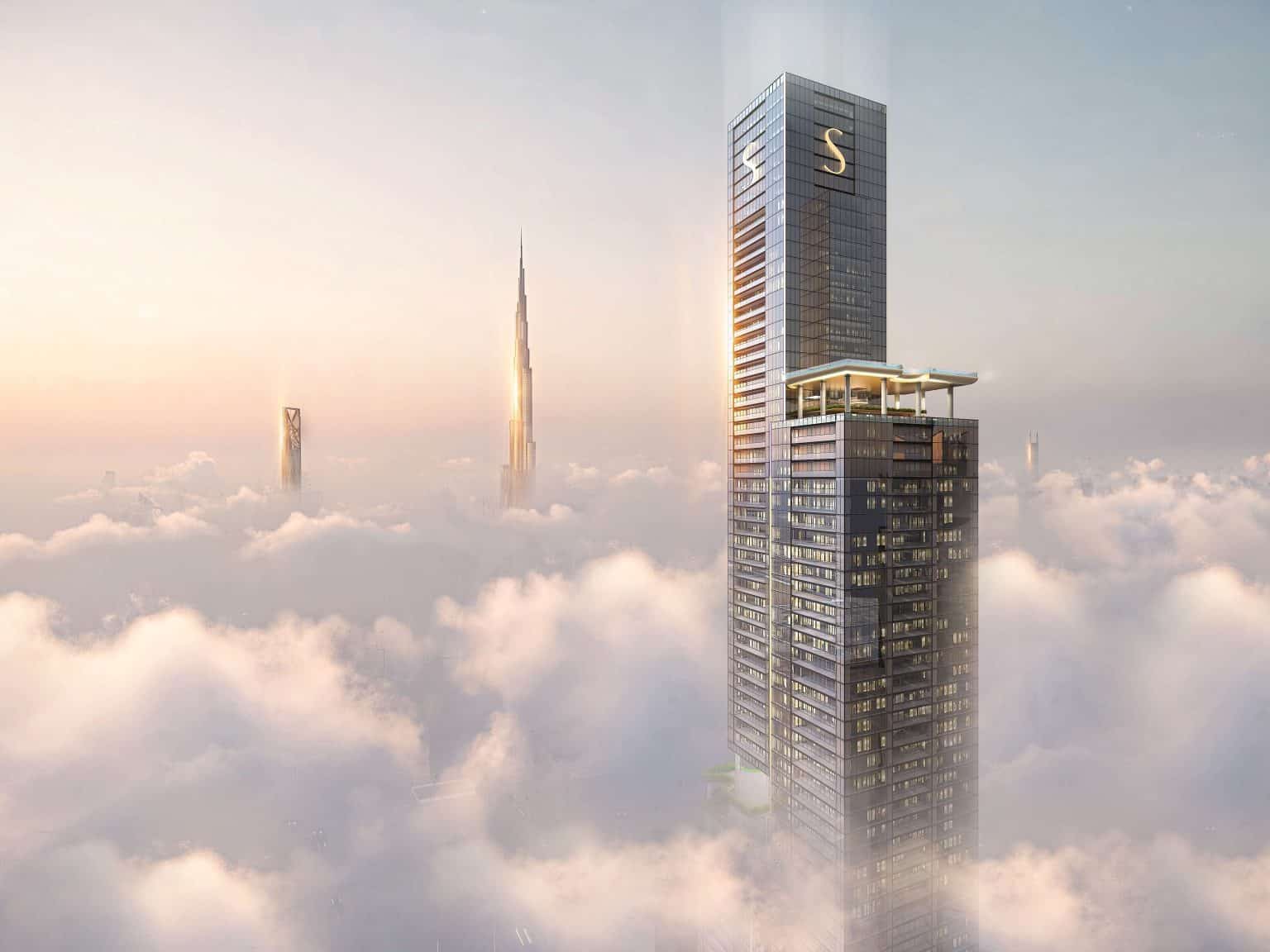 Sobha SkyParks: Neuer 450-Meter-Wolkenkratzer in Dubai mit vier SkyParks, luxuriösen Apartments und spektakulären Panoramablicken.