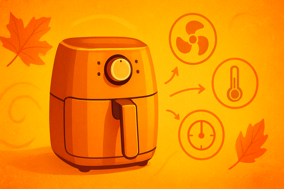 Erfahren Sie, wie Sie eine Heißluftfritteuse richtig benutzen: Tipps, Rezepte, Temperaturen und Pflegehinweise für gesunde, knusprige und köstliche Gerichte.