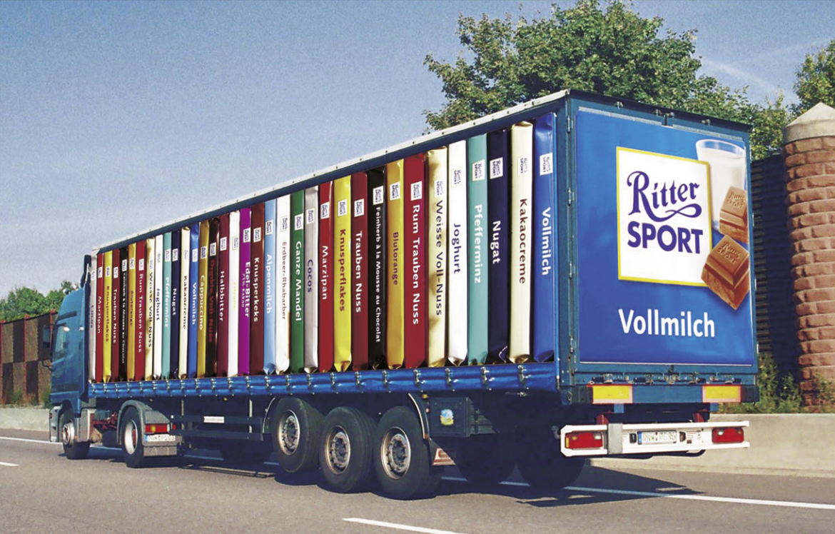 Ritter Sport streitet vor Gericht über den Schutz seines Quadrats, nachdem ein Mannheimer Hafer-Riegel angeblich eine zu ähnliche Verpackungsform verwendet.