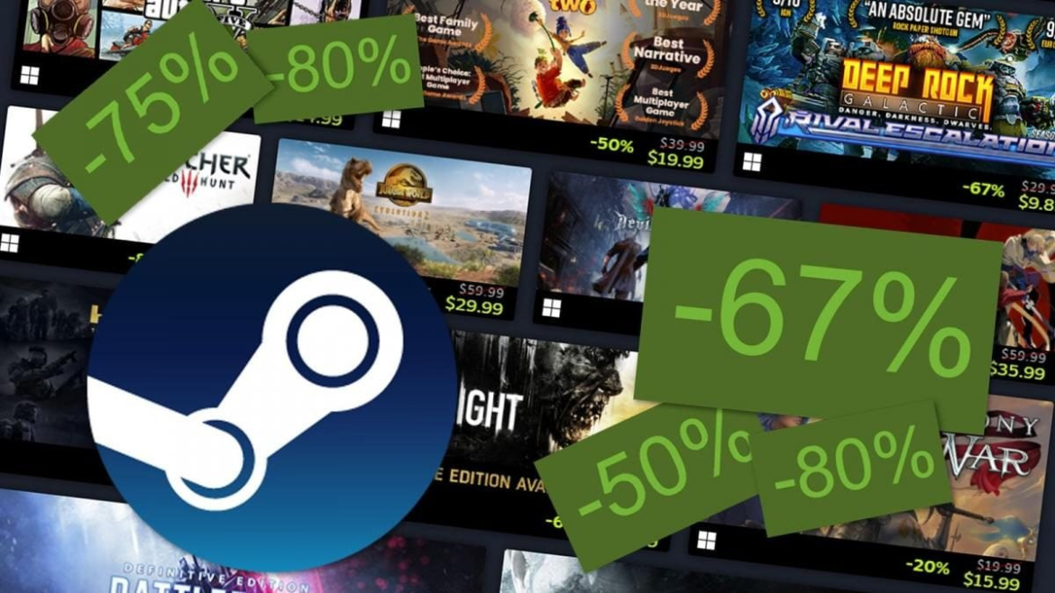Steam startet seinen ersten Black Friday Sale bis 1. Dezember mit großen Rabatten auf beliebte Spiele und Neuerscheinungen, berichtet 4thebike.de