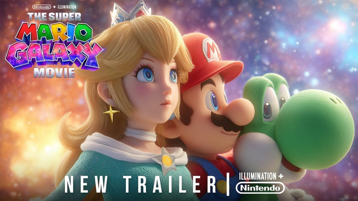 Der erste Trailer zum Super Mario Galaxy-Film zeigt Mario, Luigi, Peach und Toad im Weltraum, während Bowser Jr. mit einem magischen Pinsel Chaos stiftet.