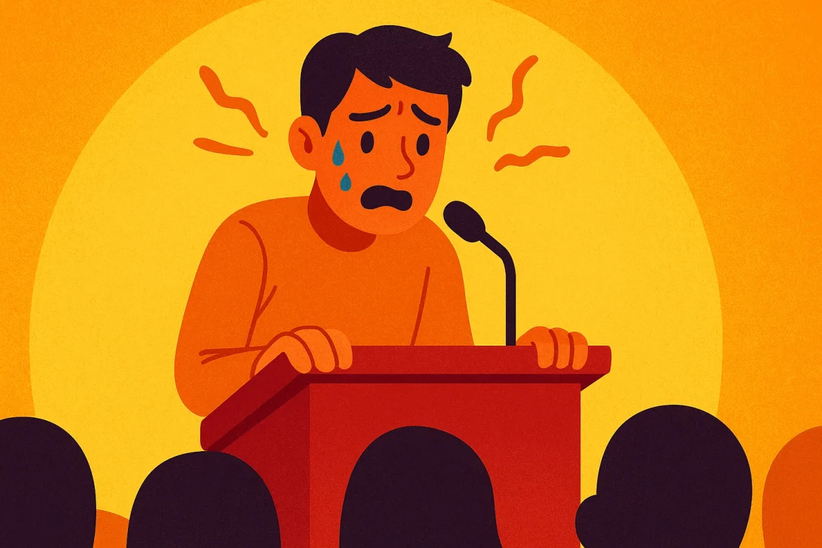 Erfahren Sie, wie Sie die Angst vor öffentlichen Reden überwinden. Mit mentalen Strategien, Atemtechniken und praxisnahen Übungen zu mehr Selbstvertrauen beim Sprechen.