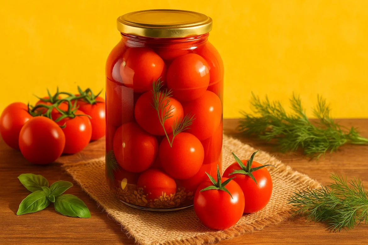 Tomaten für den Winter einlegen: Schritt-für-Schritt-Anleitung für klassische, scharfe und grüne eingelegte Tomaten mit Honig. So gelingt das Konservieren zu Hause.