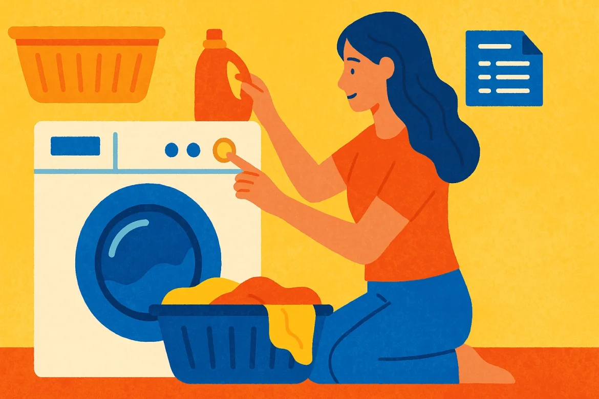 Erfahren Sie, wie Sie eine Waschmaschine richtig benutzen, die besten Programme auswählen, Fehler vermeiden und Energie sparen können.