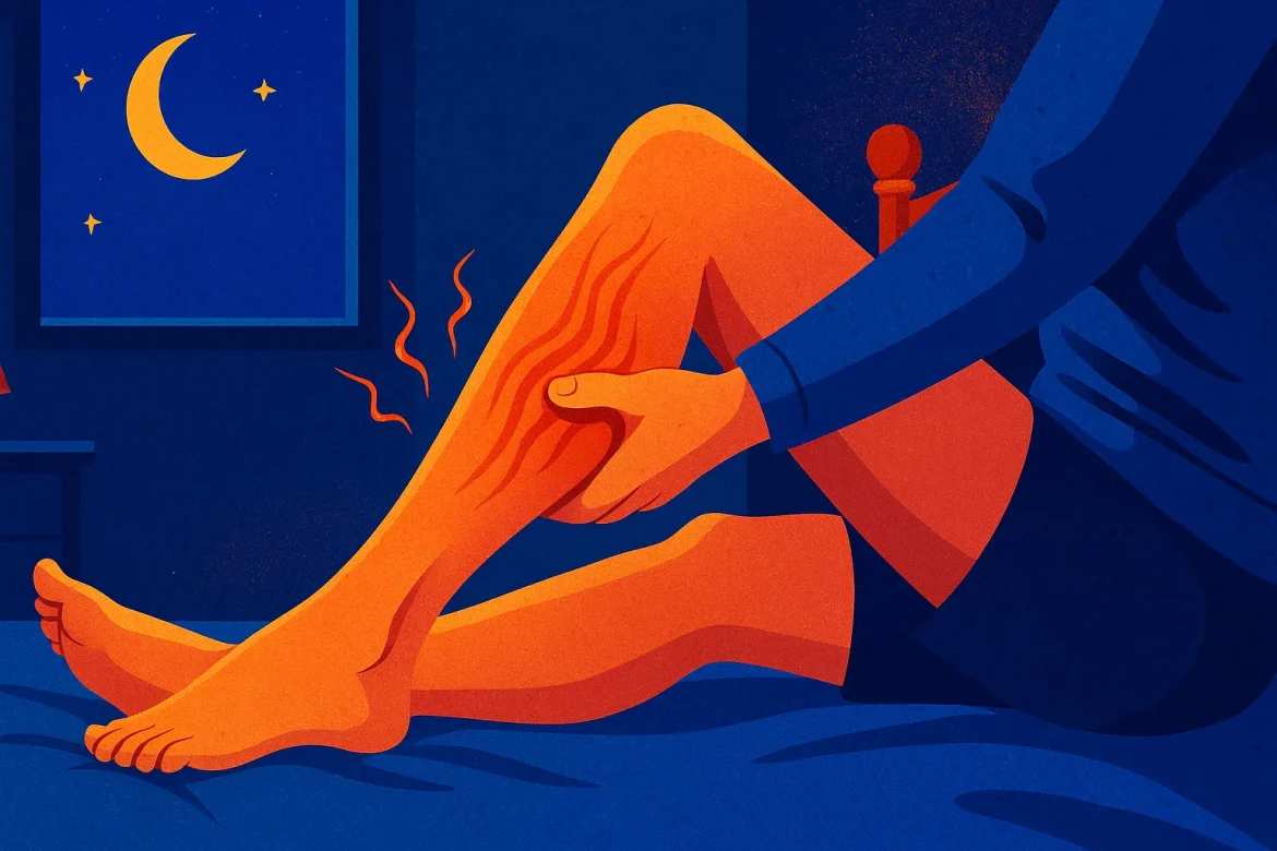 Nächtliche Beinkrämpfe? Erfahre Ursachen, Hausmittel und Tipps zur schnellen Linderung. So beugst du Wadenkrämpfen vor und schläfst endlich ruhig.