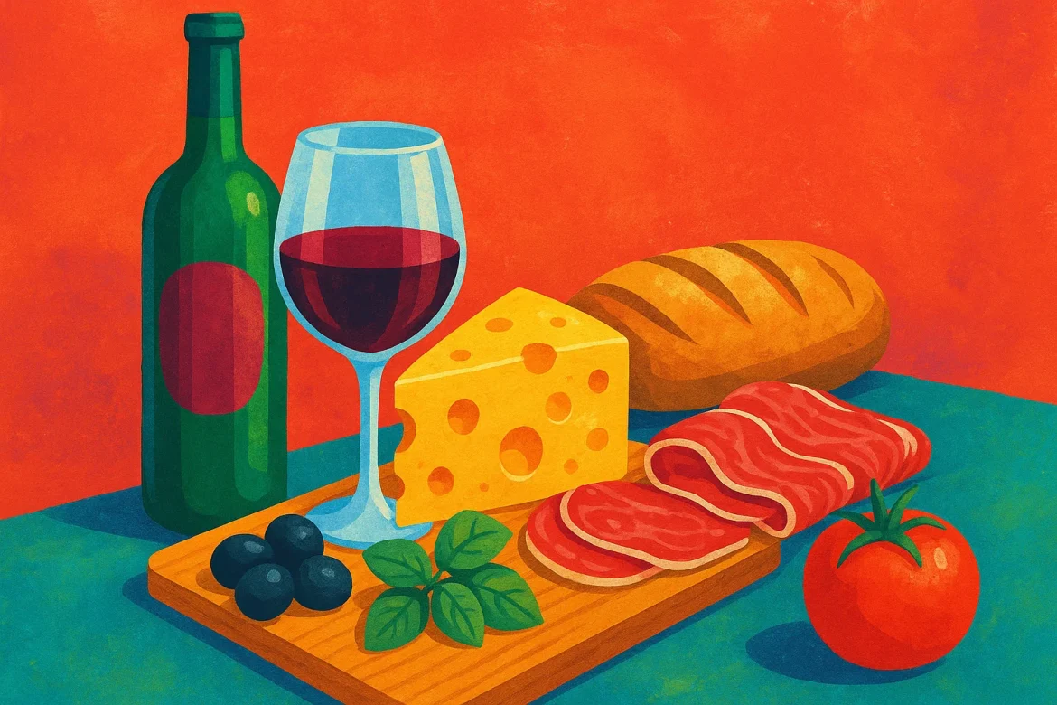 Erfahren Sie, wie Sie Wein zur Käseplatte perfekt kombinieren – Tipps für Weiß-, Rot-, Rosé- und Schaumwein sowie passende Käsesorten