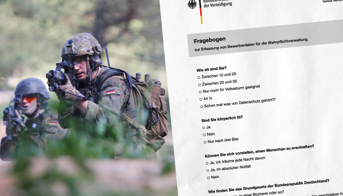 Ab 2026 müssen 18-Jährige einen digitalen Wehrdienst-Fragebogen ausfüllen. Frauen freiwillig, Männer verpflichtend. Informationen zu Ablauf und Inhalt.