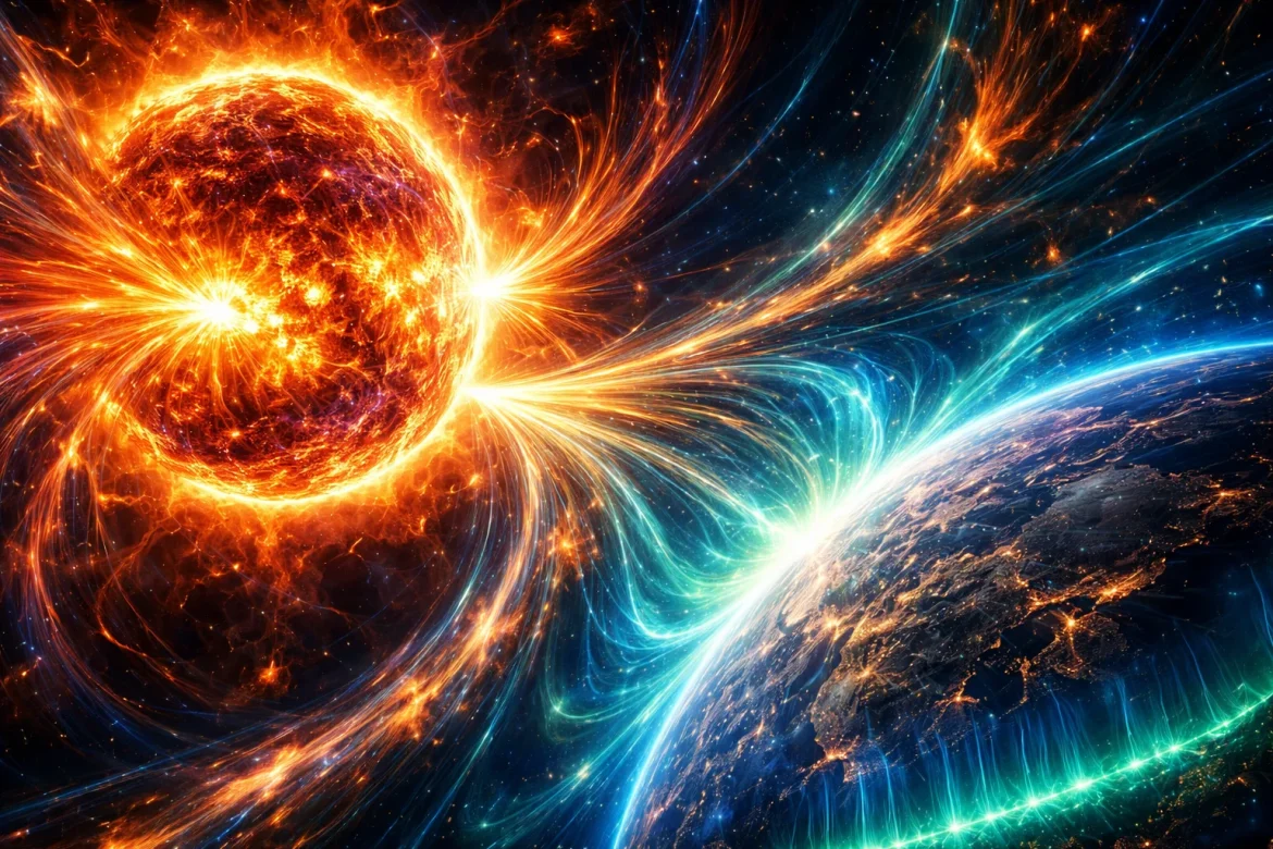 Magnetische Stürme am 31. Dezember 2025 in Deutschland. Erfahren Sie alles über die Vorhersage, Gesundheitsrisiken und Tipps für eine sichere Silvesternacht.