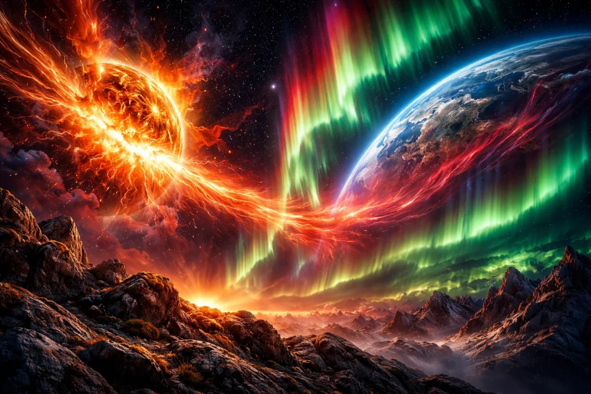 Magnetsturm Prognose für den 5. Januar 2026. Erfahren Sie alles über gesundheitliche Risiken, Symptome bei Wetterfühligkeit und technische Störungen durch Sonnenstürme.