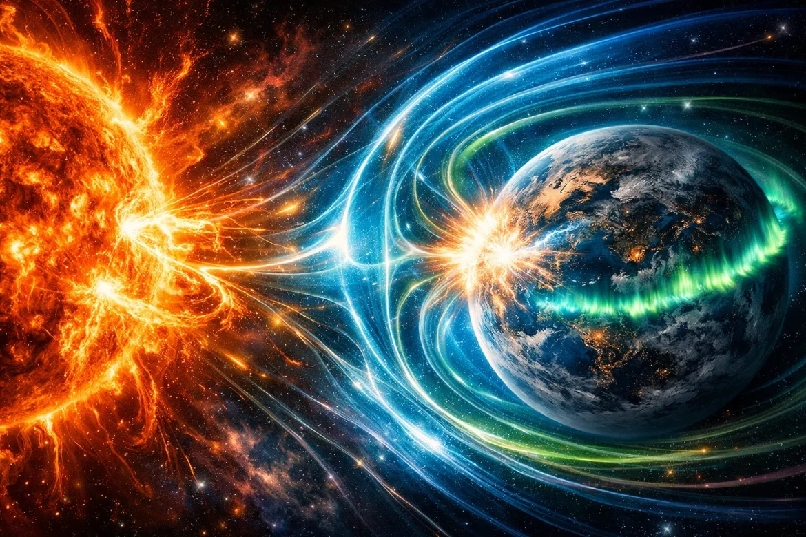 Magnetische Stürme am 11. Januar 2026 in Deutschland. Erfahren Sie alles über Gesundheitstipps, technische Risiken und die aktuelle Prognose der Sonnenaktivität.