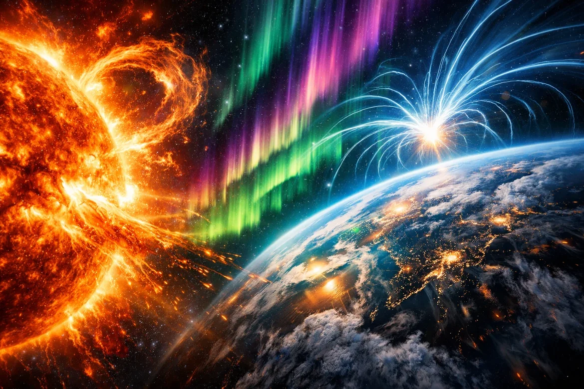 Vorhersage der magnetischen Stürme am 12. Januar 2026. Erfahren Sie alles über Symptome bei Wetterfühligkeit, den K-Index und wie Sie Ihre Gesundheit schützen können.