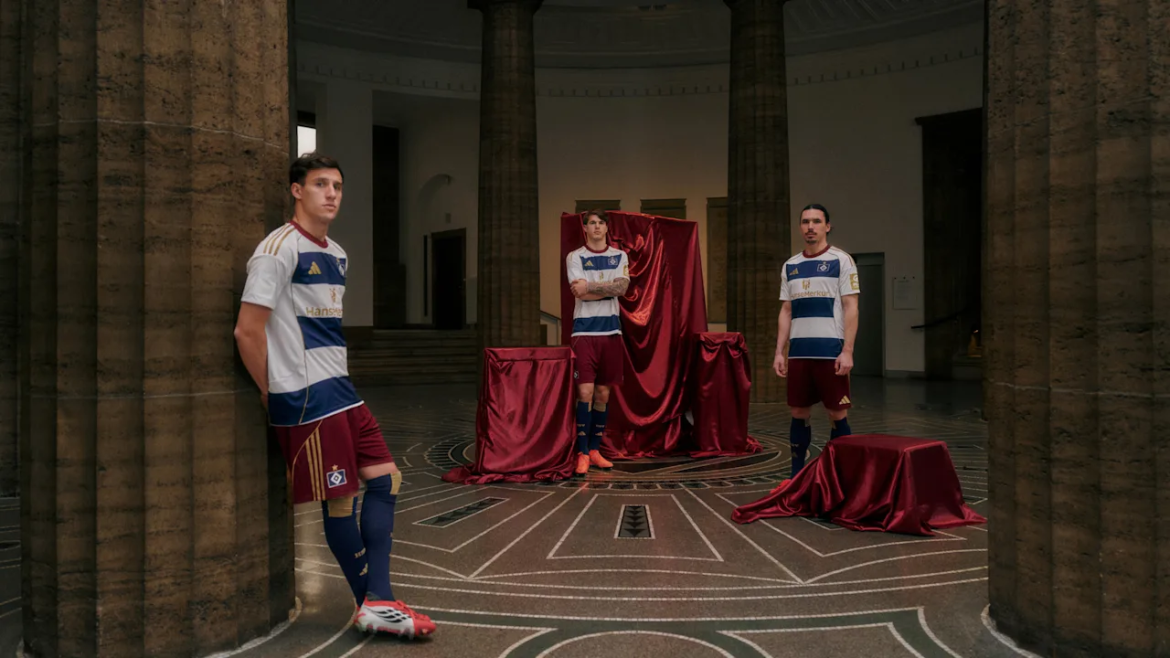 Der HSV präsentiert ein viertes Trikot mit allen 465 Bundesliga-Spielern für das Jubiläumsspiel 1887 – limitierte Edition für Fans erhältlich.