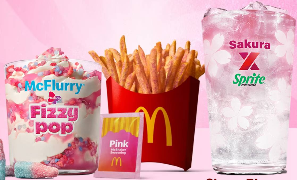 McDonald’s Pink Treats startet in Schweden: rosa Pommes, Sakura Sprite und McFlurry – kommt das Trend-Menü auch nach Deutschland?