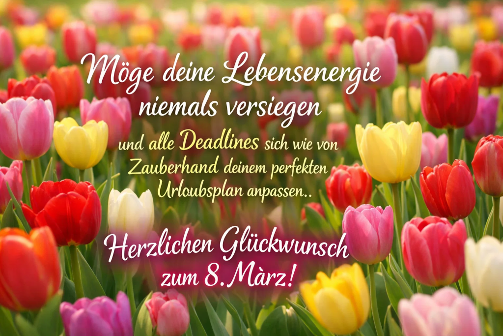 Schöne Glückwünsche zum 8. März 2026: Lustige Bilder, Grußkarten und Texte in Prosa