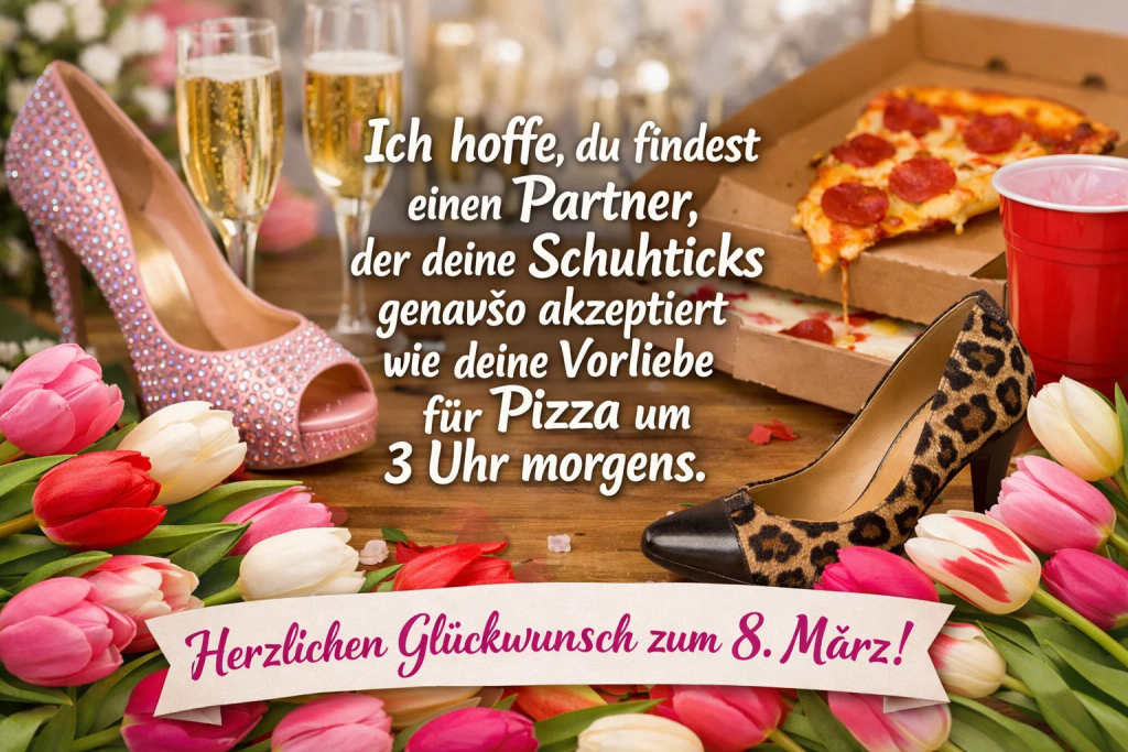 Schöne Glückwünsche zum 8. März 2026: Lustige Bilder, Grußkarten und Texte in Prosa