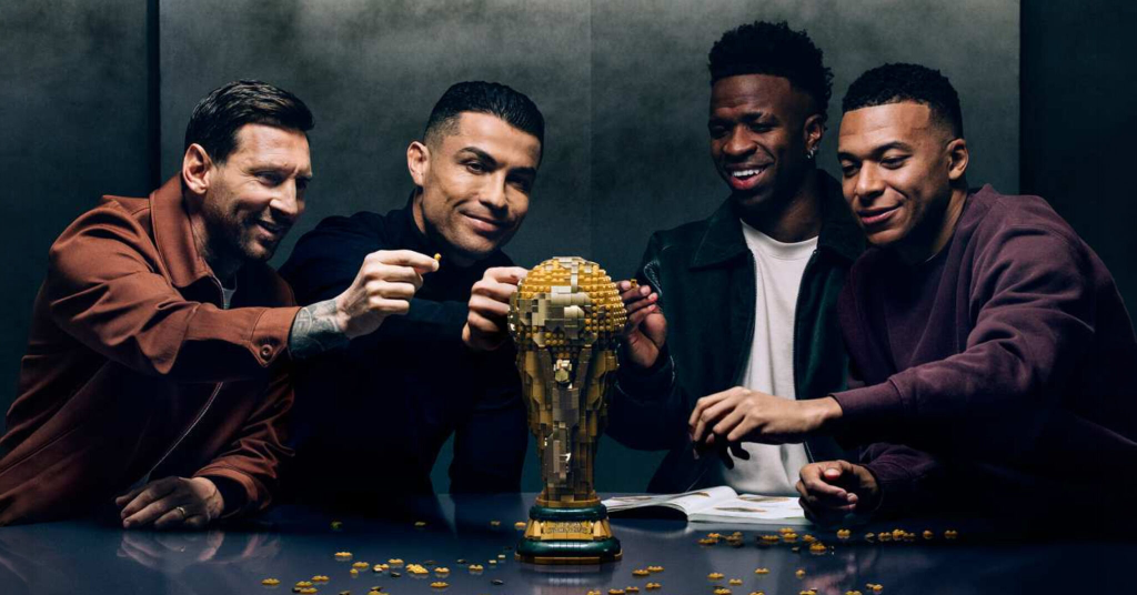 LEGO Fußballsets 2026: Lionel Messi, Cristiano Ronaldo und Mbappe als Kunststoff-Helden