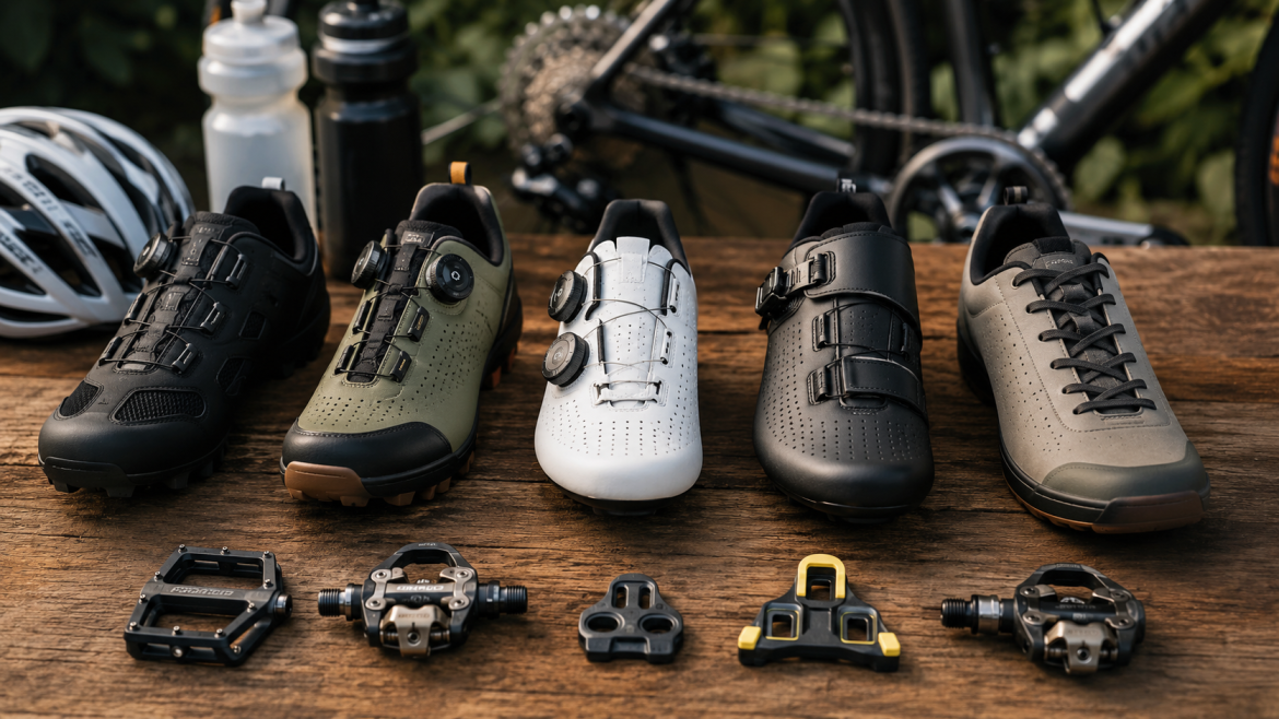 Wie findet man die richtigen Fahrradschuhe? Der ausführliche Guide erklärt Unterschiede zwischen Rennradschuhen, MTB Schuhen und SPD Systemen, gibt Tipps zur Passform, Sohlensteifigkeit und zeigt, welche Modelle zu welchem Fahrstil passen.