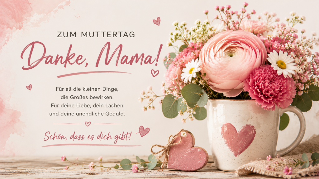 Wann ist Muttertag 2026 in Deutschland? Moderne Muttertagswünsche, Sprüche, Bilder und WhatsApp Grüße