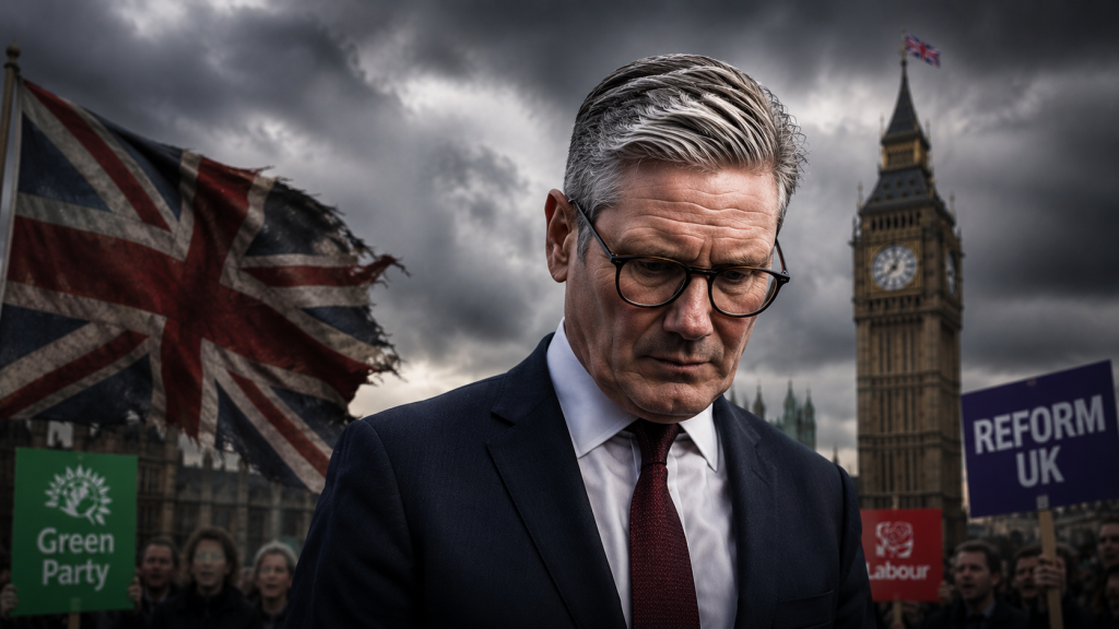 Premier Starmer kämpft um sein Amt: Labour unter Druck nach historischem Wahlfiasko