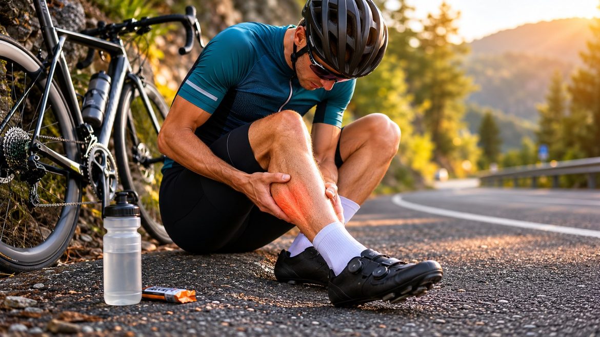 Krampf beim Radfahren: Was sofort hilft, welche Ursachen dahinterstecken und wann Sie die Tour besser abbrechen sollten.