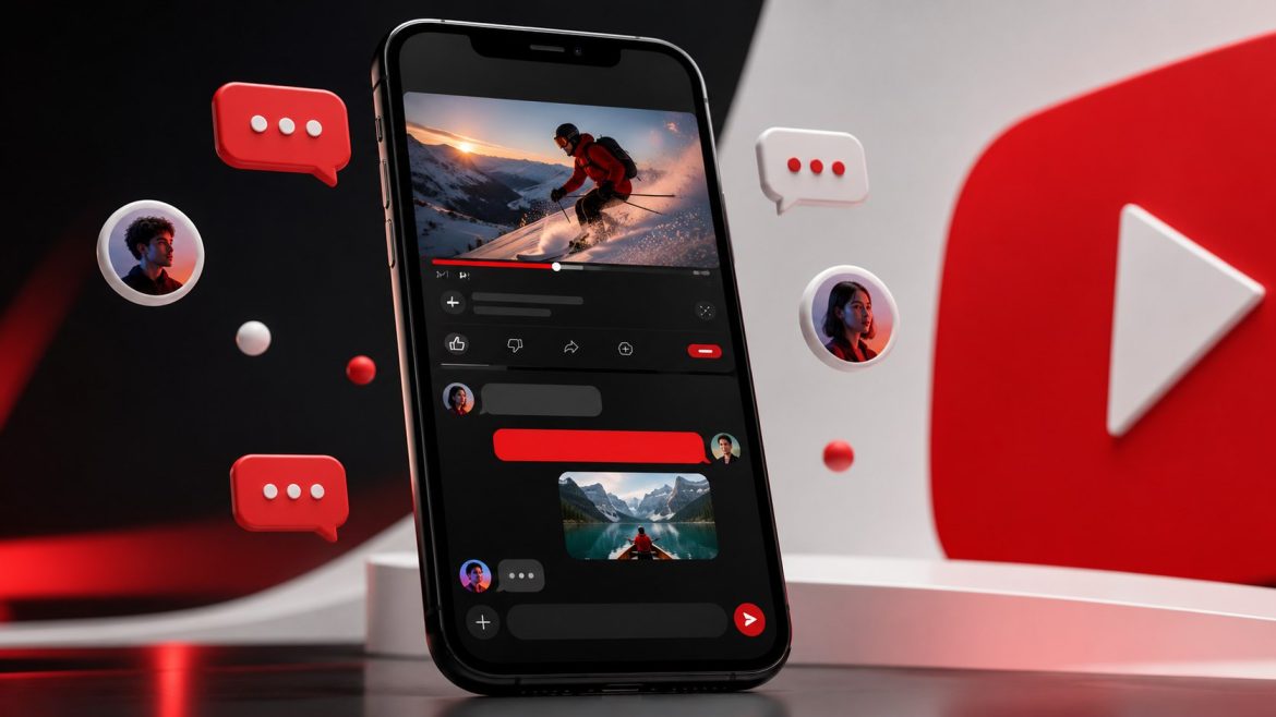 YouTube Direct Messages kehren nach Deutschland zurück: Nutzer ab 18 Jahren können Videos, Shorts und Livestreams direkt in der App teilen.