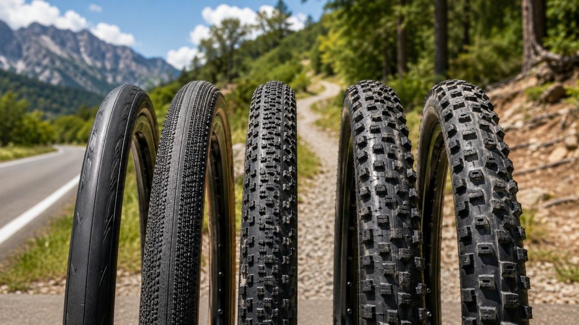 Fahrradreifen für unterschiedliche Straßen wählen: Die besten Reifen für Asphalt, Schotter und Gelände. Tipps zu Breite, Profil, Luftdruck und Fahrkomfort.
