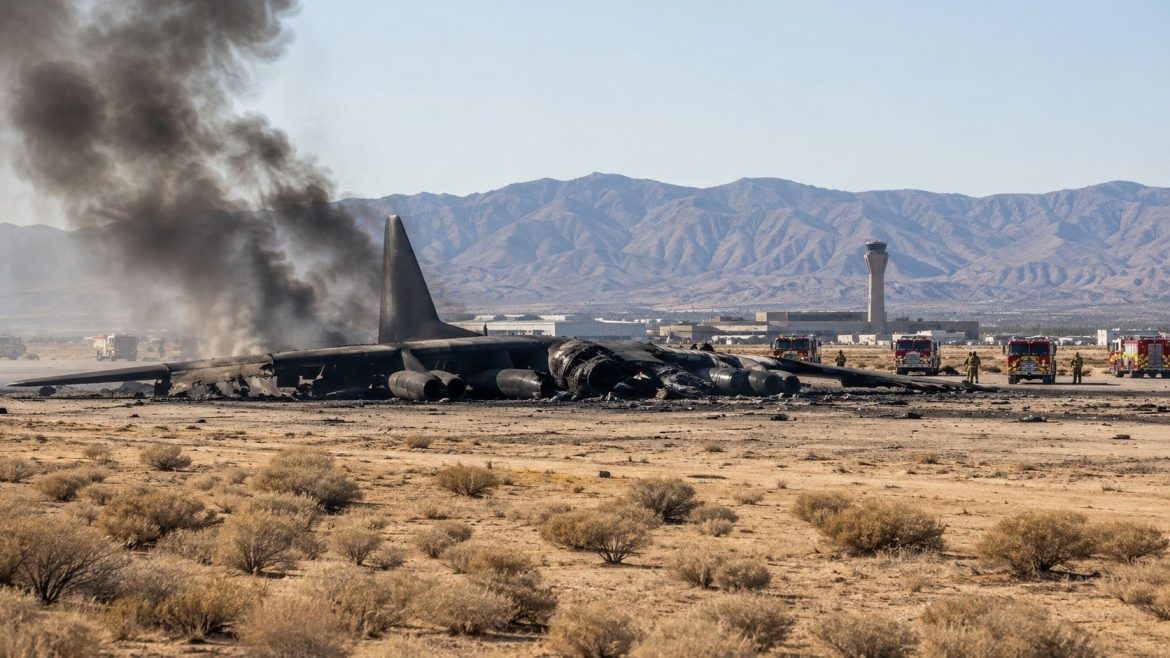 B-52-Absturz in Kalifornien: 8 Tote nach Start auf Edwards Air Force Base. Was über Opfer, Testflug und Ermittlungen bekannt ist.