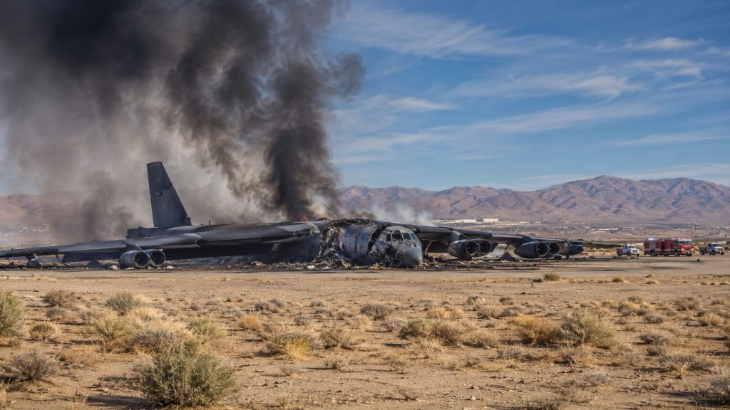 Warum stürzte der B-52-Bomber ab? Ermittlungen nach Unglück in Kalifornien laufen