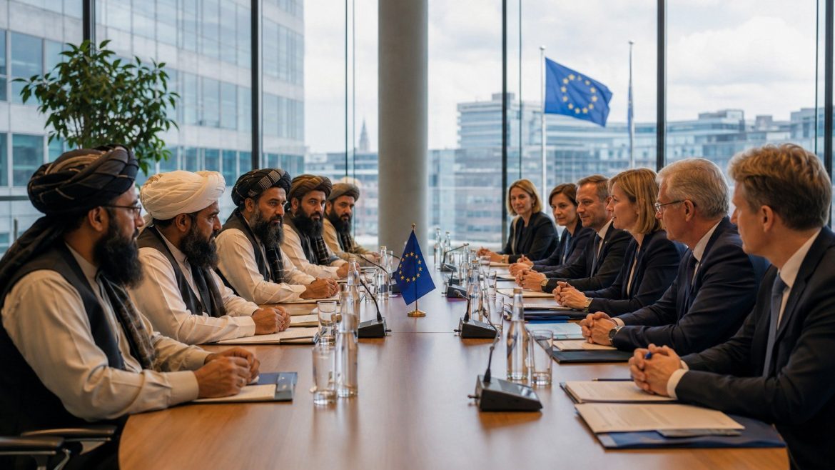 Taliban-Gespräche mit der EU-Kommission: In Brüssel ging es erstmals um Abschiebungen, Reisedokumente und neue afghanische Diplomaten.