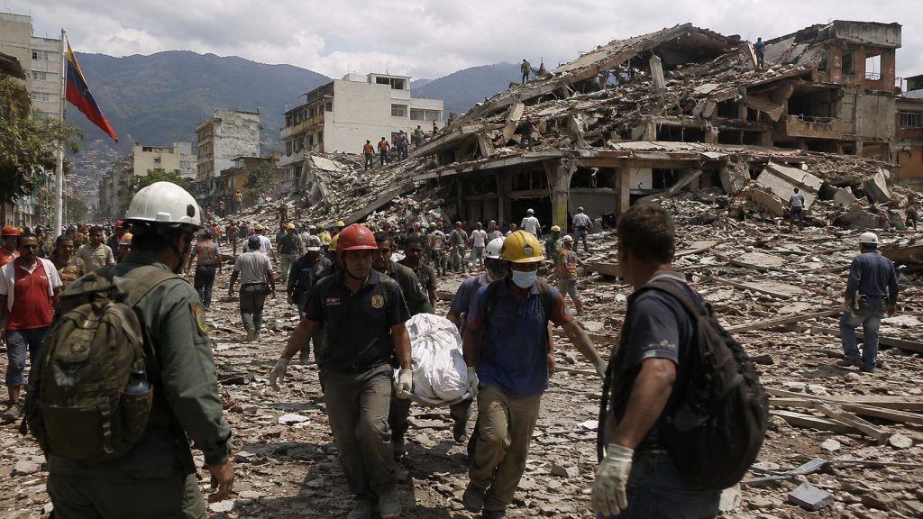 Erdbeben in Venezuela: 589 Tote geborgen und fast 50.000 Menschen vermisst