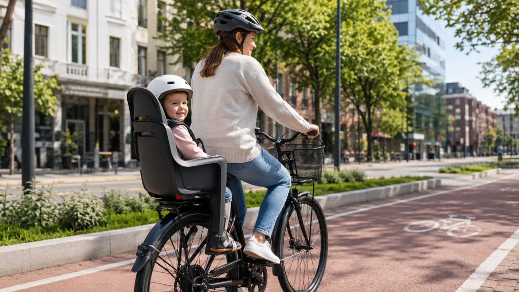 Kinder richtig auf dem Fahrrad transportieren: Welche Fahrradsitze sind am sichersten?