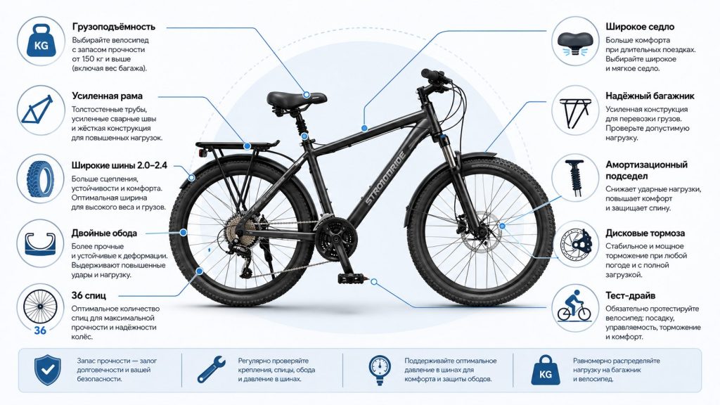 Fahrrad für schwere Menschen wählen: Welche Traglast, Bremsen und Laufräder wirklich sicher sind