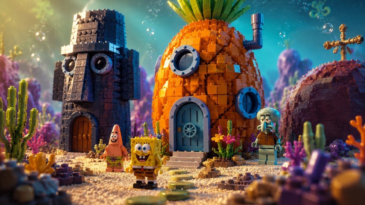LEGO SpongeBob kehrt angeblich am 1. September zurück. Das Conch-Street-Set soll 1.794 Teile enthalten und in Deutschland 209,99 Euro kosten.