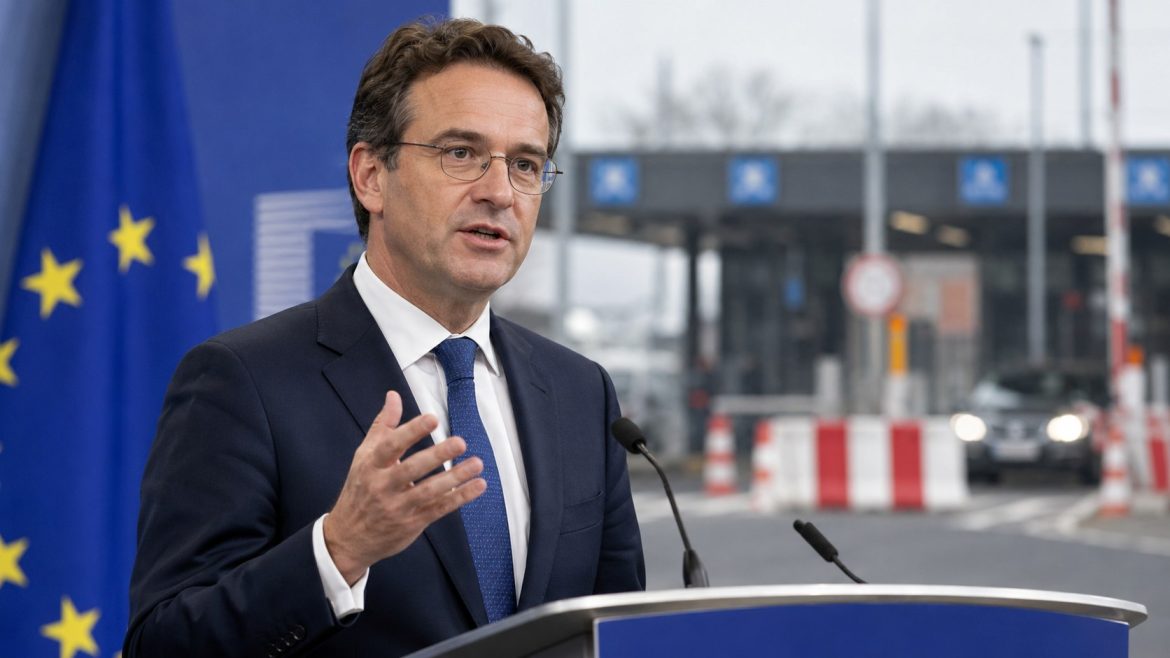 Deutsche Grenzkontrollen sollen enden: EU-Kommissar Brunner verweist auf weniger Migration, neue Asylregeln und drohende Ferienstaus.