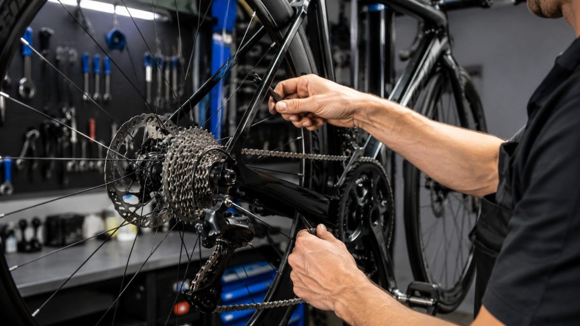Fahrrad vollständig warten: Erfahren Sie, wie oft eine Inspektion nötig ist, welche Teile geprüft werden, was der Service kostet und wann Sie früher zur Werkstatt müssen.