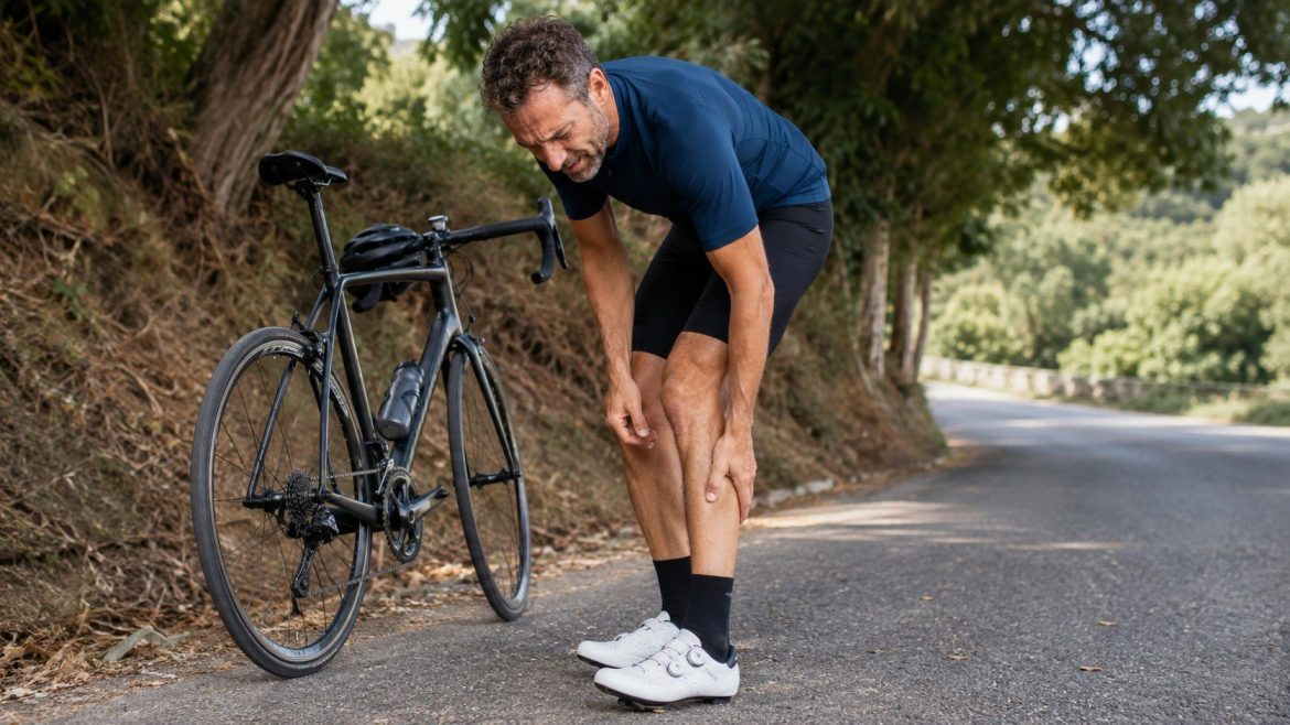 Krämpfe nach dem Radfahren entstehen durch Muskelermüdung, Hitze, Flüssigkeitsverlust oder falsche Gänge. So lassen sie sich behandeln und gezielt verhindern.