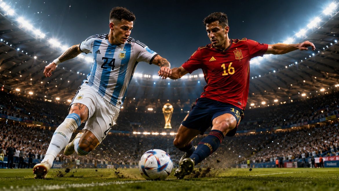 Spanien gegen Argentinien live: Das WM-Finale 2026 beginnt um 21:00 Uhr. ZDF zeigt das Spiel in Deutschland kostenlos im TV und Stream.