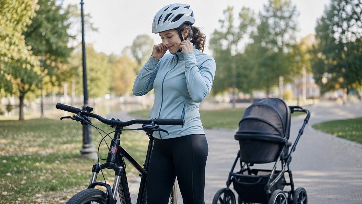 Wann darf man nach der Geburt wieder Fahrrad fahren? Fristen nach vaginaler Geburt und Kaiserschnitt, Warnzeichen, Beckenbodenübungen und Tipps für die erste Tour.