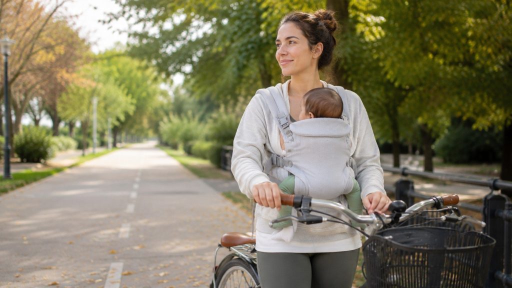 Wann darf man nach der Geburt wieder Fahrrad fahren? Fristen nach Kaiserschnitt und Dammriss