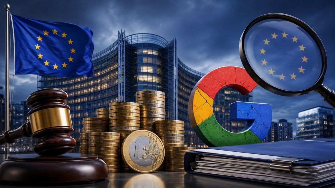 EU verhängt 890 Millionen Euro Strafe gegen Google wegen eigener Dienste in der Suche und unfairer Bedingungen im Google Play Store.