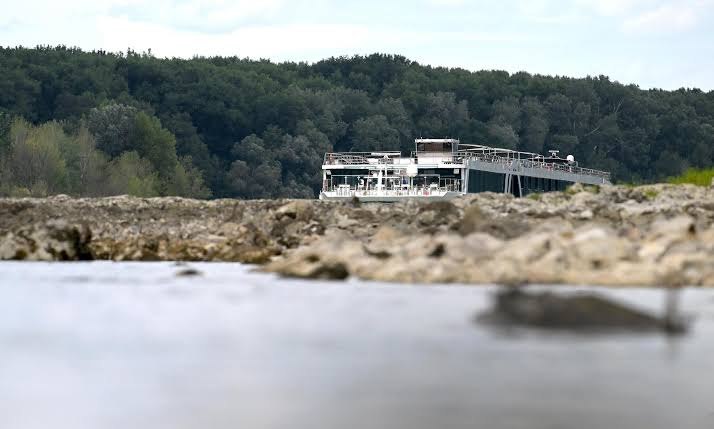 Niedrigwasser auf Rhein und Donau: Frachtschiffe verlieren große Teile ihrer Ladekapazität