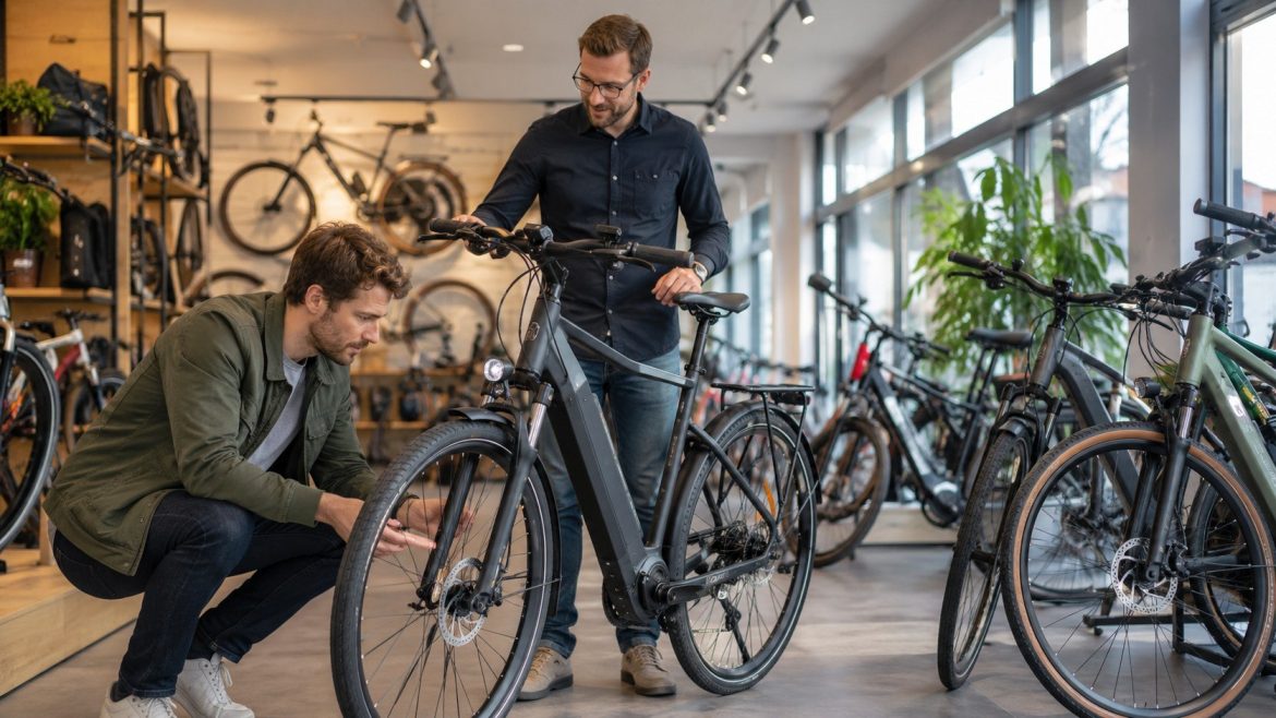 Fahrrad kaufen Deutschland 2026: Preise, Rahmengröße, E-Bike, StVZO, Bremsen und Probefahrt. Diese Punkte sollten Käufer vor der Bestellung prüfen.