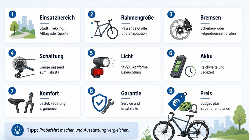 Fahrrad kaufen Deutschland 2026: Preise, Rahmengröße und 10 entscheidende Kaufkriterien