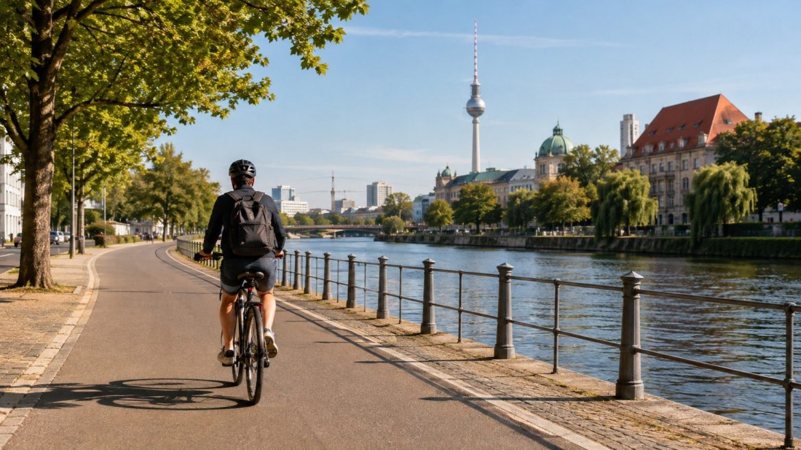 Fahrradfahren Berlin: Die besten Strecken über Mauerweg, Spreeweg, Tiergarten und Tempelhofer Feld mit Entfernungen, BVG-Preisen und Tipps für sichere Touren.