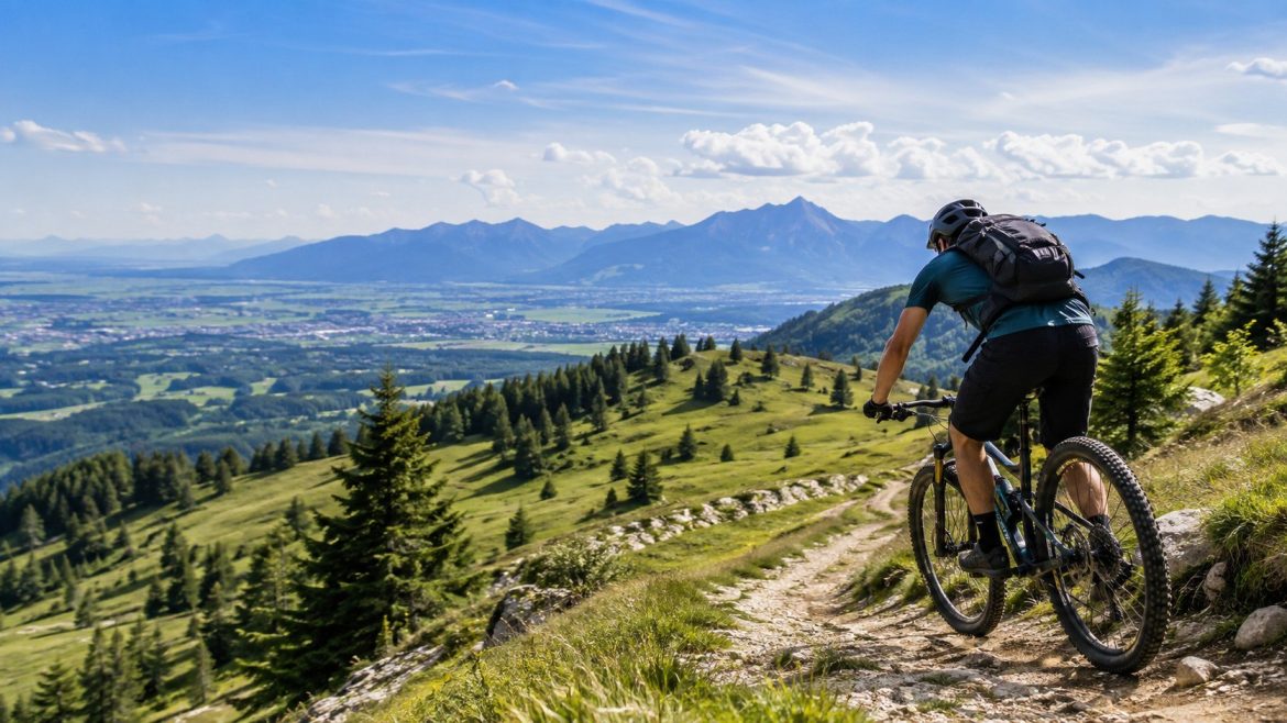Mountainbike Touren München Umgebung: 6 Routen von Perlacher Forst bis Tegernsee mit Distanzen, Höhenmetern, Isartrail-Sperrung und Tipps für sichere MTB-Touren.