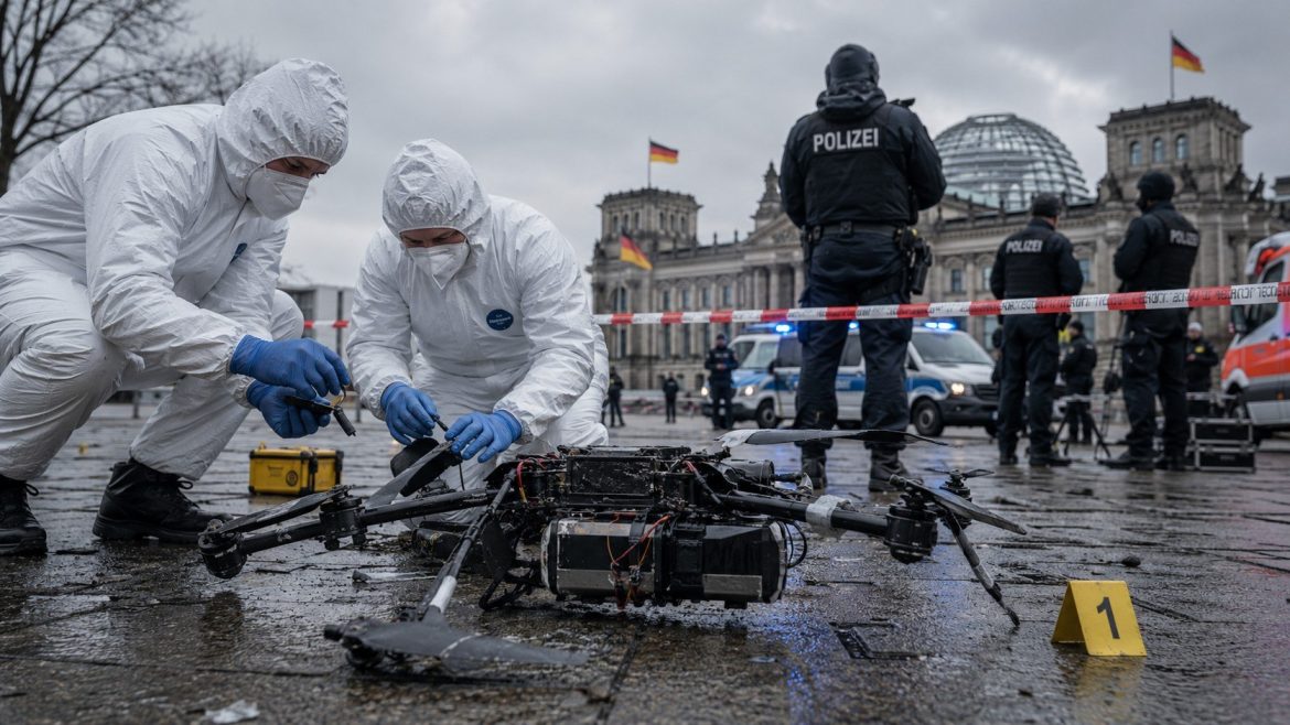 Sprengstoff-Drohne am Flughafen Leipzig/Halle: Die Bundesanwaltschaft ermittelt wegen eines möglichen Angriffs auf die Luftfahrt.