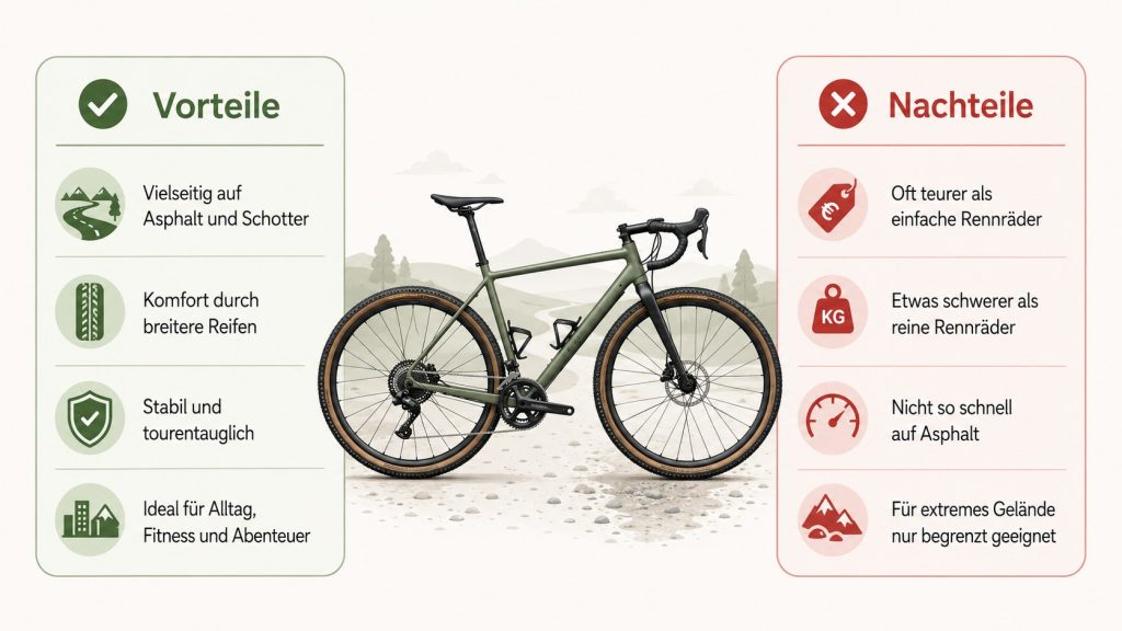 Gravelbike Vorteile und Nachteile: Für wen sich der Allrounder zwischen Rennrad und MTB wirklich lohnt