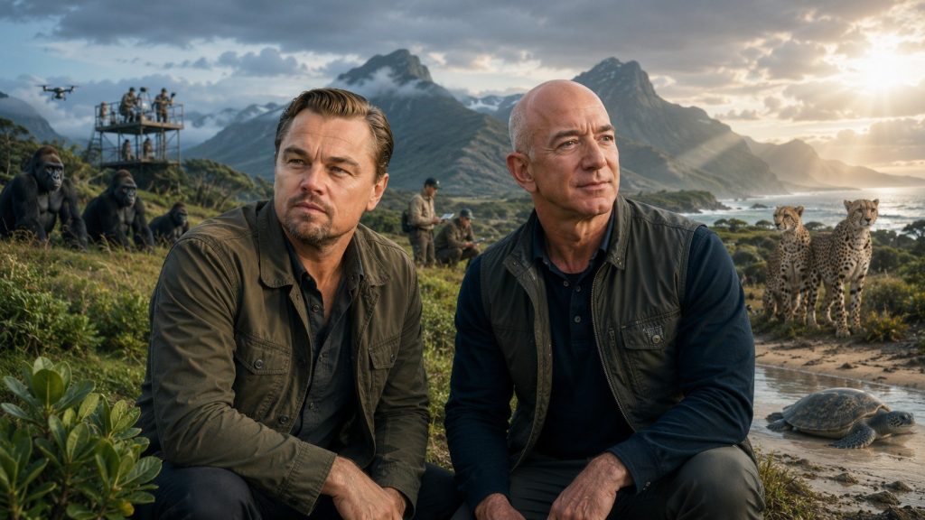 Leonardo DiCaprio und Jeff Bezos starten 200-Millionen-Dollar-Projekt zur Rettung bedrohter Arten