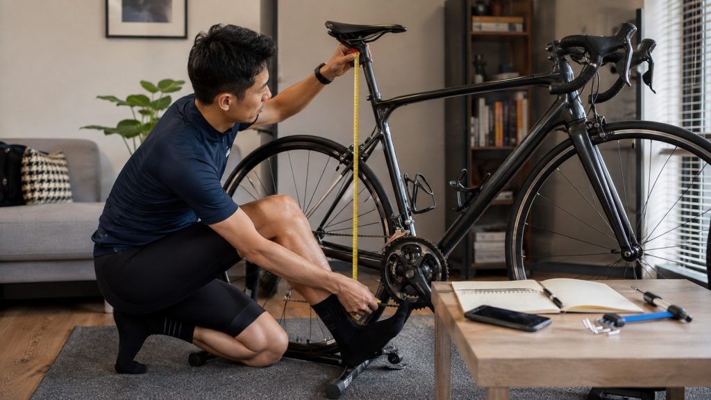 Fahrrad-Sitzposition zu Hause messen: Sattel, Reach und Kniewinkel richtig bestimmen