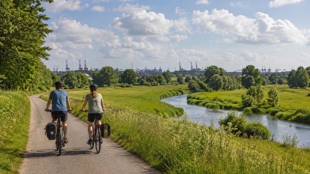 Fahrradtouren Hamburg Umgebung 2026: 7 Routen, Distanzen und Tipps für Elbe und Vierlande